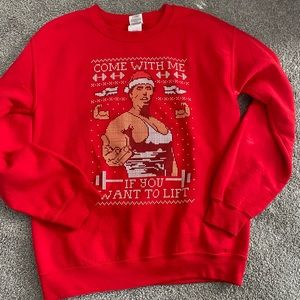 Arnold Schwarzenegger Christmas Sweatshirt, unisex size S
